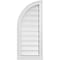 Ekena Millwork Quarter Round Top Left Surface Mount PVC Gable Vent w/ 2"W x 2"P Brickmould Sill Frame, 14"W x 32"H GVPQL14X3203SF - alternate 1